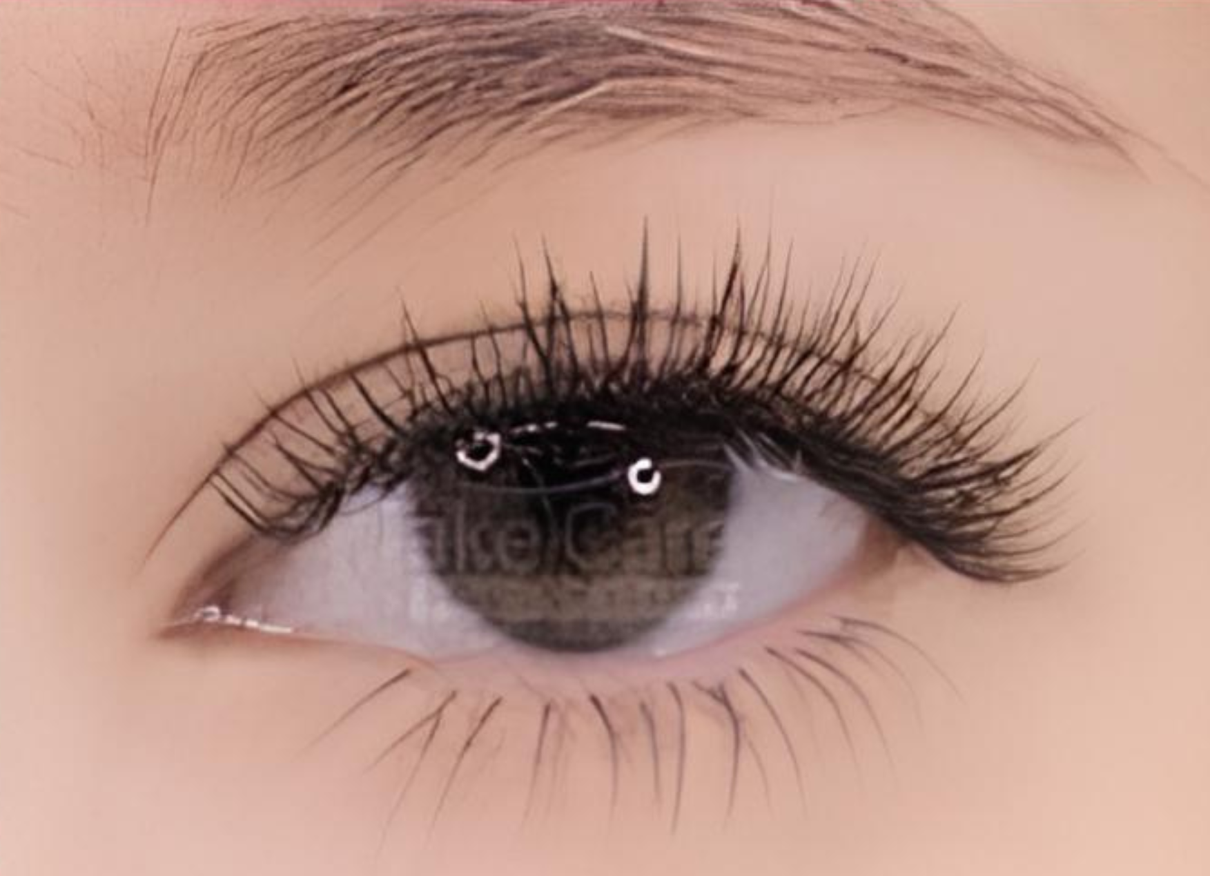 America Doll lash style, open eye