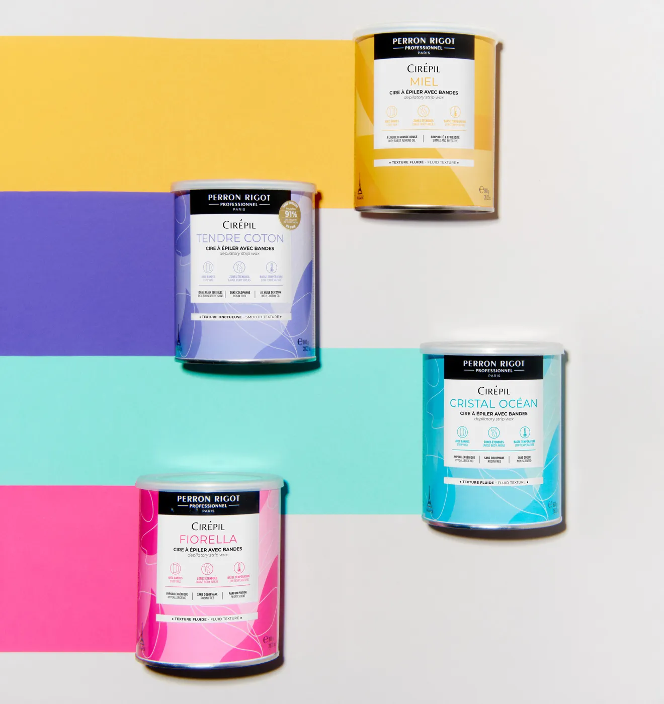 Miel depilatory strip wax album02