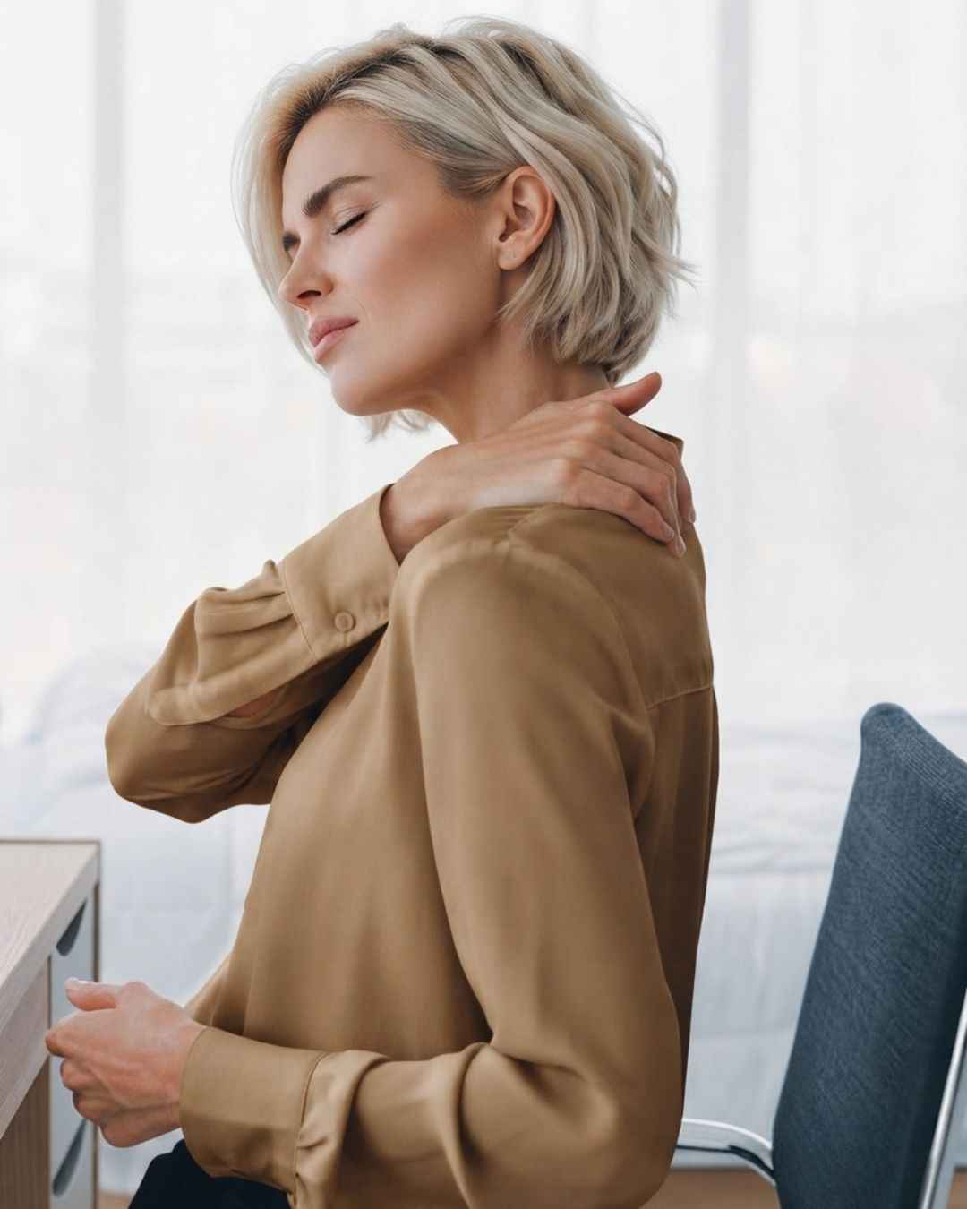 Prolonged sitting and poor posture at work