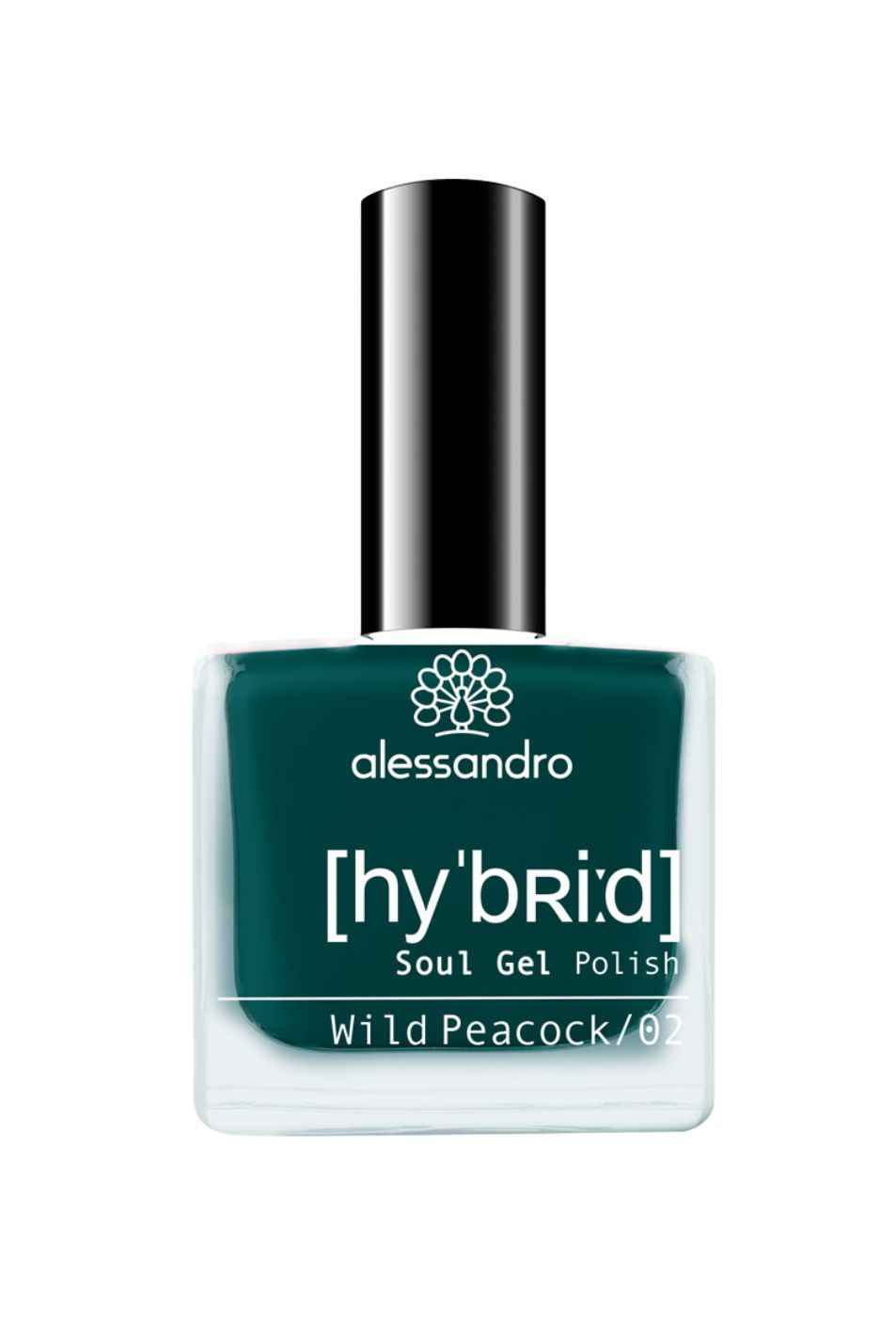 ยาทาเล็บเจล Alessandro hybrid สีเขียวนกยูง Wild Peacock ติดทนนาน