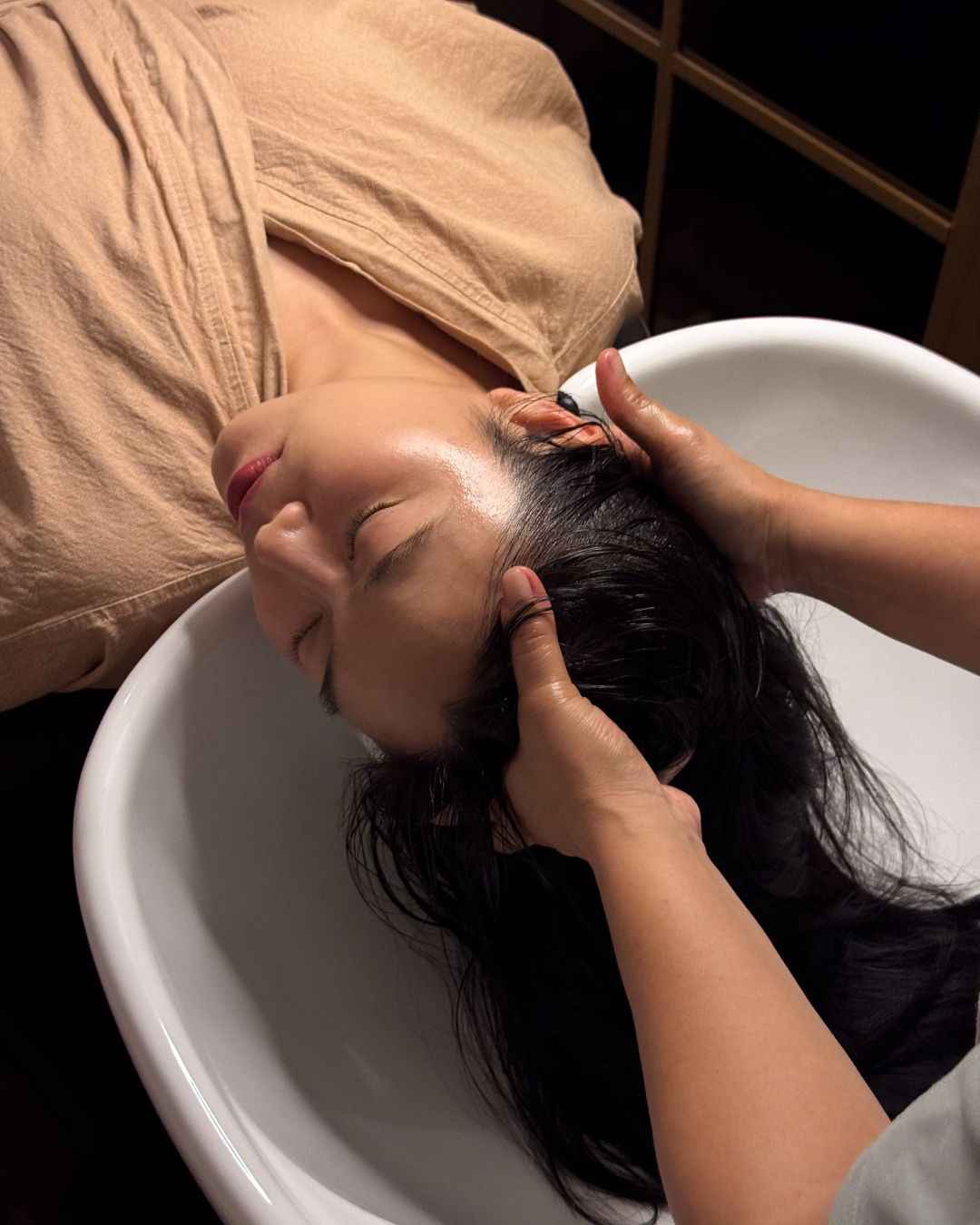 Indian Head Massage session