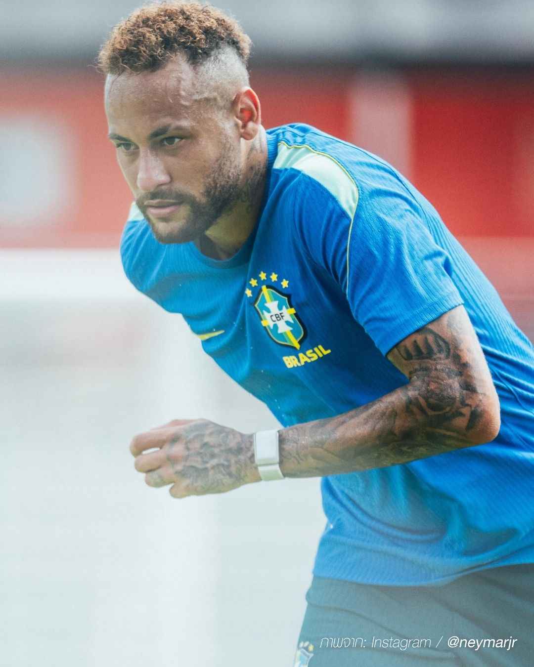 Neymar Curly Mohawk High Fade