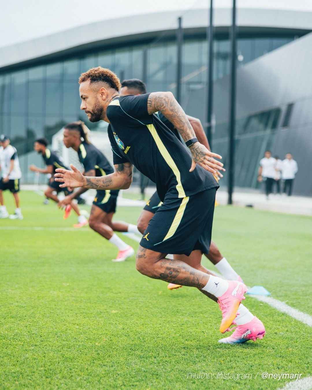 Neymar Burst Fade Curly Mohawk