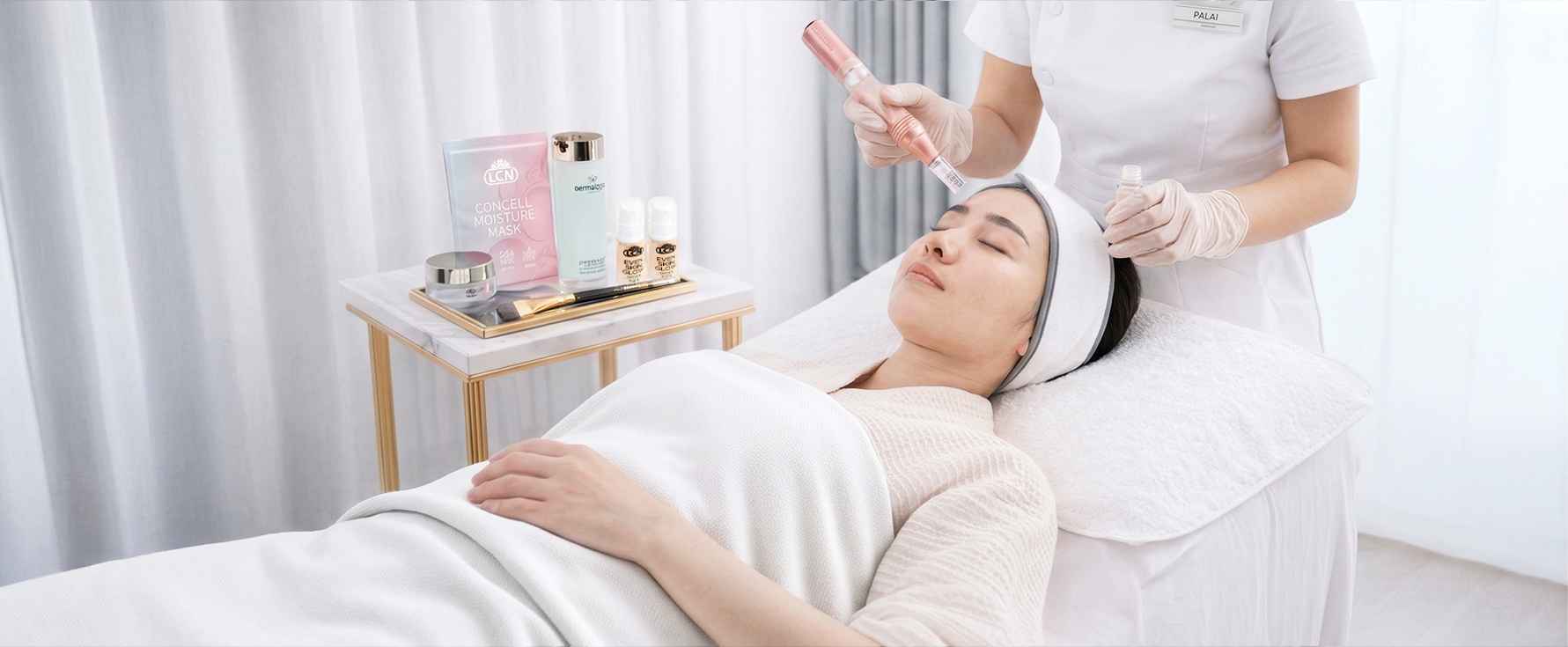 บริการ Even Skin Glow ทรีทเมนต์ปรับสีผิวเนียนใส - Take Care Salon