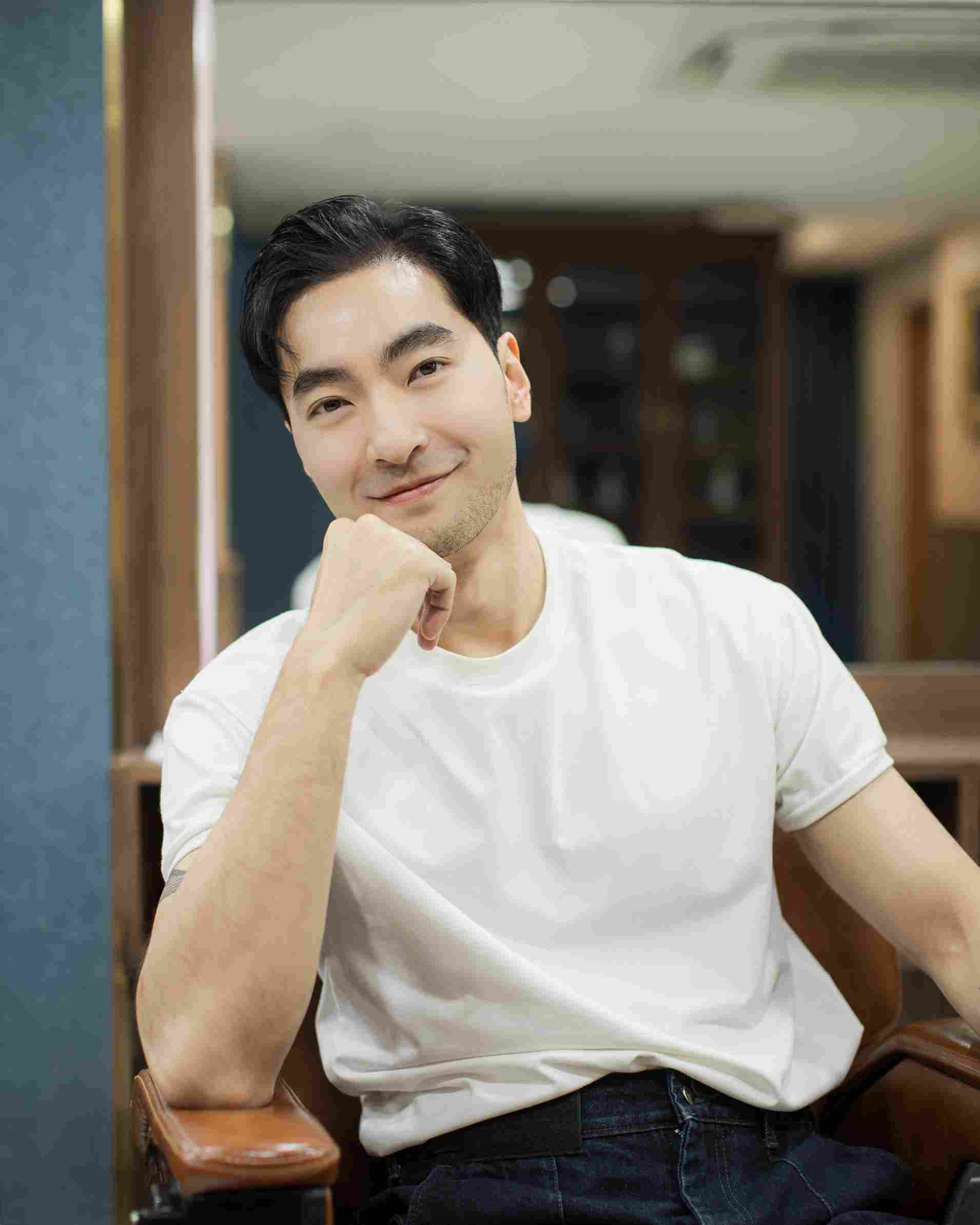 Men's short haircut result from One Man Club, Sukhumvit 35, Bangkok