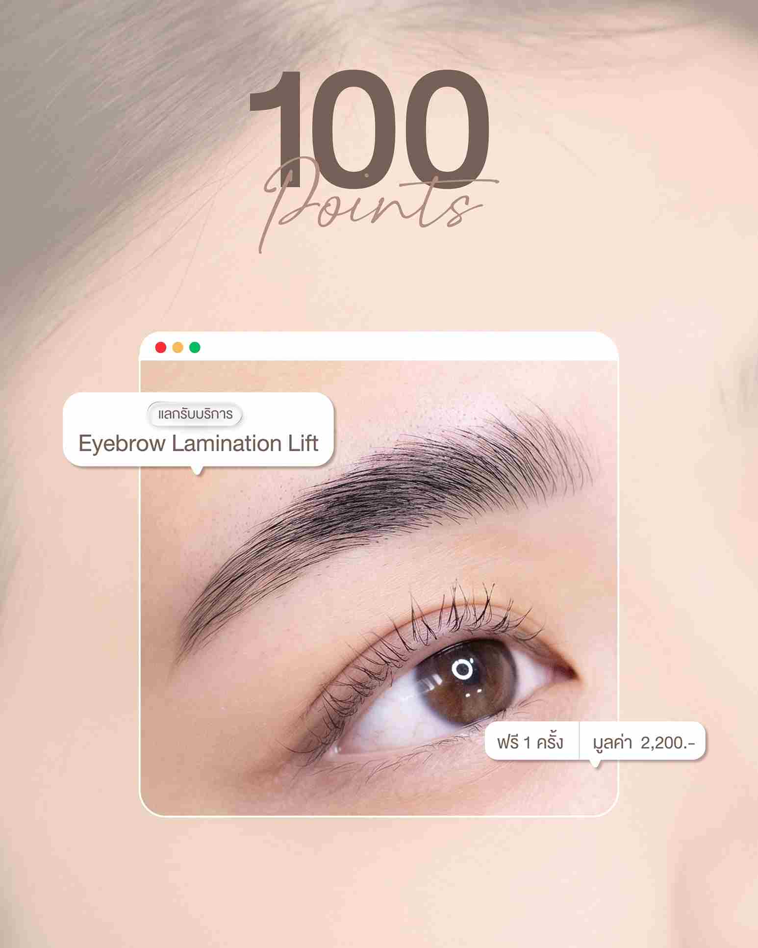 September Reward Points - Eyebrow Lifting
