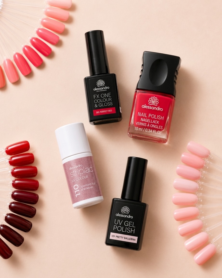 Alessandro vegan nail polish and freshly polished nails at Take Care Salon Of Beauty, Bangkok